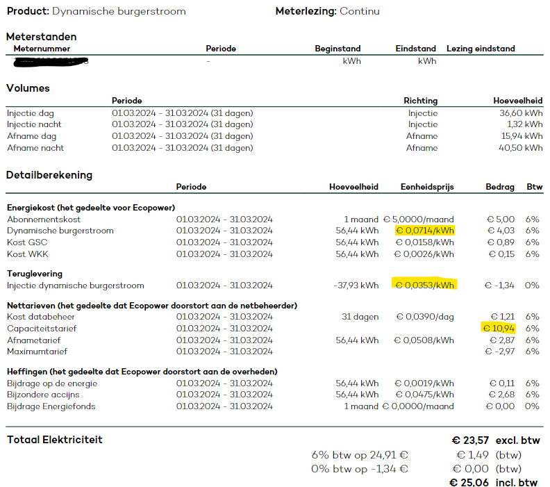 KermtStroomt's tweet photo. @BartJocque @Ecopower_BE Ongeveer gelijke factuur, evenveel injectie, maar ik verdiende wel een halve euro meer 🤠!
Ik heb echter maar de helft verbruik voor een hele maand, maar jij slaagde er blijkbaar in je dikke EV's vol te doen met goedkopere stroom dan ik 🧐💪.
#dyntar #thuislabo #KermtStroomt https://t.co/NTmZTRntOF