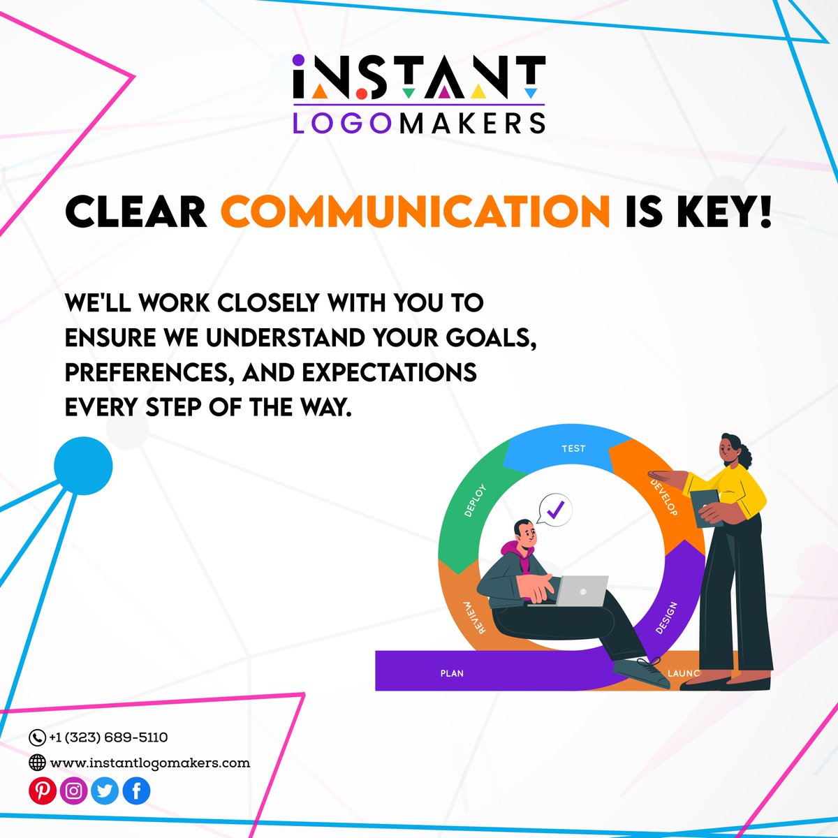 instantlogous's tweet image. Let&apos;s align our visions for your project seamlessly!

Visit Us instantlogomakers.com Or Call Now +1 (323) 689-5110

#ClearCommunication #AlignmentIsKey #ProjectPartnership #instantlogomakers