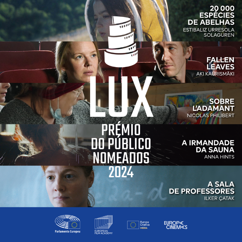 Até ao dia 14 de abril para votares nos 5 filmes europeus nomeados para o LUX Prémio do Público, e no dia 16 de abril às 18h00 (hora de Bruxelas) podes assistir em direto à entrega do prémio ao vencedor do LUX Prémio do Público 2024 através do link 👉 europa.eu/!89KXGD