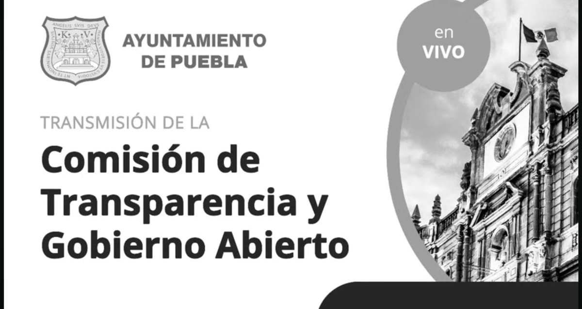 Te informamos... 📢 En sesión de la Comisión de Transparencia y Gobierno Abierto, las y los Regidores aprobaron el Punto de Acuerdo para la contratación del auditor externo que dictaminará los estados financieros del Ayuntamiento de Puebla para el ejercicio 2024.