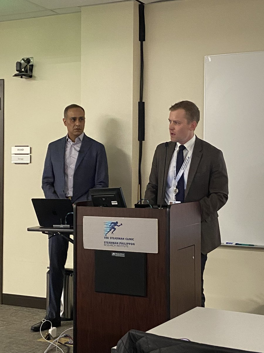 I was honored to present grand rounds last week on shoulder instability at the Steadman Clinic in Vail, CO! Truly a world class institution! Always a pleasure to be back.