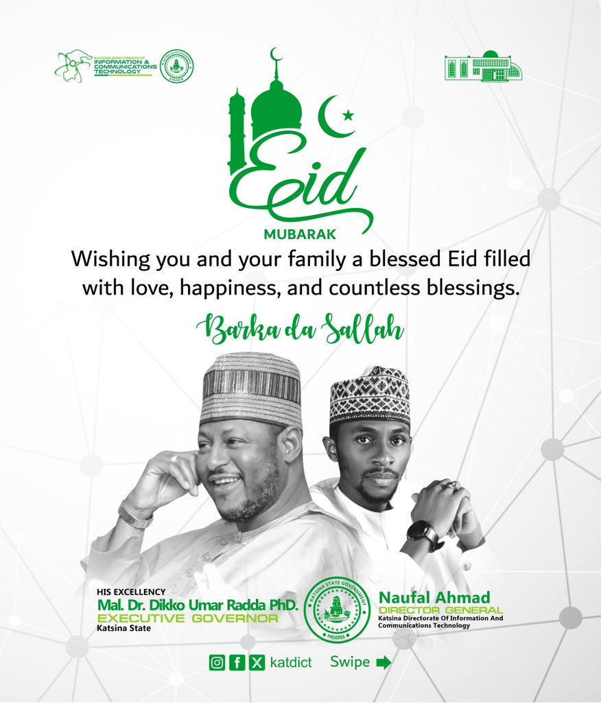 Wishing you and your family a blessed Eid filled with love, happiness, and countless blessings. Barka da Sallah
