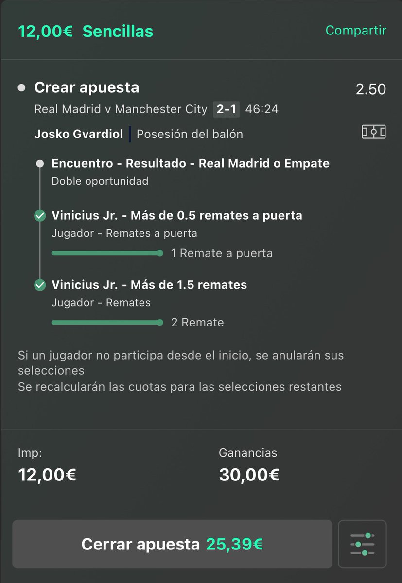 Ludonali365's tweet photo. @LudoFranc0 el madrid nos esta haciendo la noche🤑🤩 https://t.co/LUS1HVNE2G