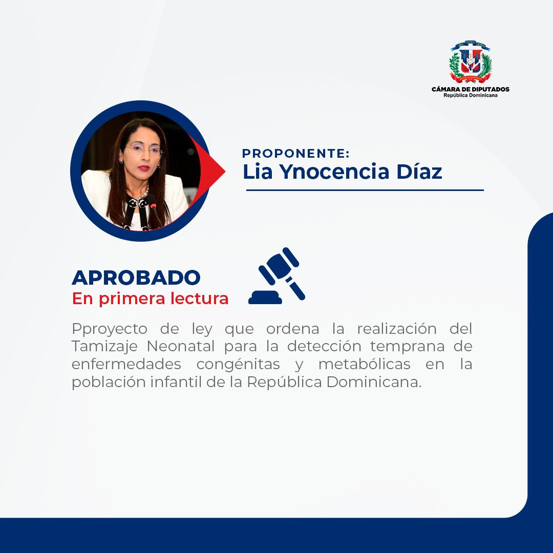 ✅ Conoce la iniciativa aprobada en la Sesión No. 07 de esta Primera Legislatura Ordinaria del 2024. 🇩🇴🏛️ #DiputadosRD