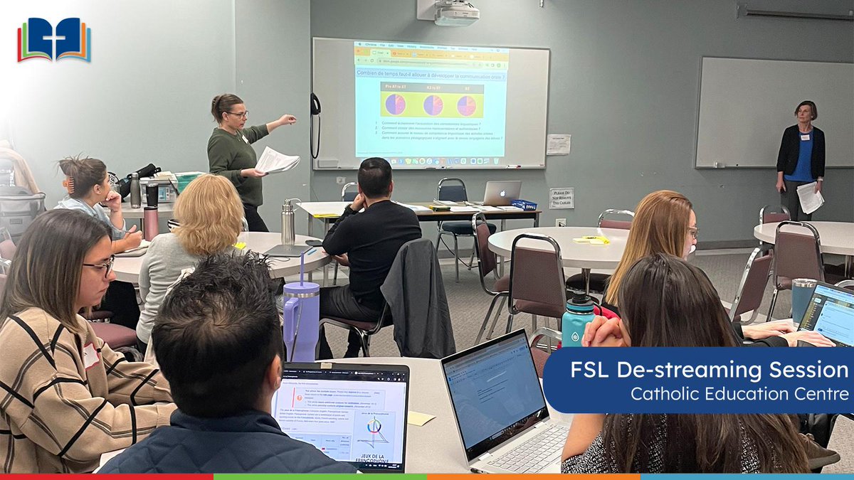 Hosted by <a href="/YCDSB/">York Catholic District School Board</a>, Sylvia Moll and Heather Norton led a workshop on FSL Destreaming Support and CRRP for participants from #YCDSB and <a href="/DPCDSBSchools/">Dufferin-Peel Catholic District School Board</a>! Exciting discussions and insights were shared, enriching our educational practices. 🌟 #ycdsbfsl