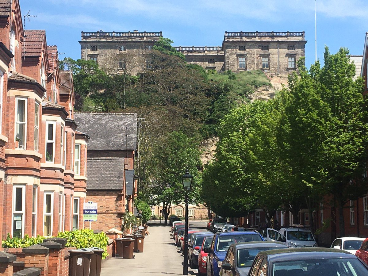 An overgrown Castle from Hope Drive #Nottingham #architecture