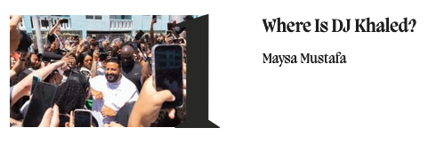 Unsurprisingly @maysamustafa's DJ Khaled essay is still No1 @newlinesmag. A brilliant pairing of author and subject: both from the same Palestinian village, both in US media, both with alliterative full names. Shame only one can pronounce 'baklava'... newlinesmag.com/spotlight/dj-k…