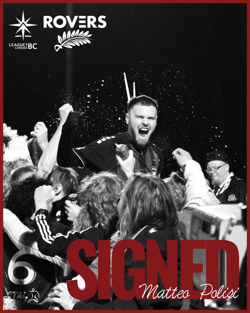 SIGNED 🏴‍☠️

Matteo Polisi returns for another season! Matteo played a very important part in the historic Rovers win against Valour. He most recently played professionally in Greece, and also has experience playing in the CPL with Pacific FC. 

#WeAreRovers #TogetherOne