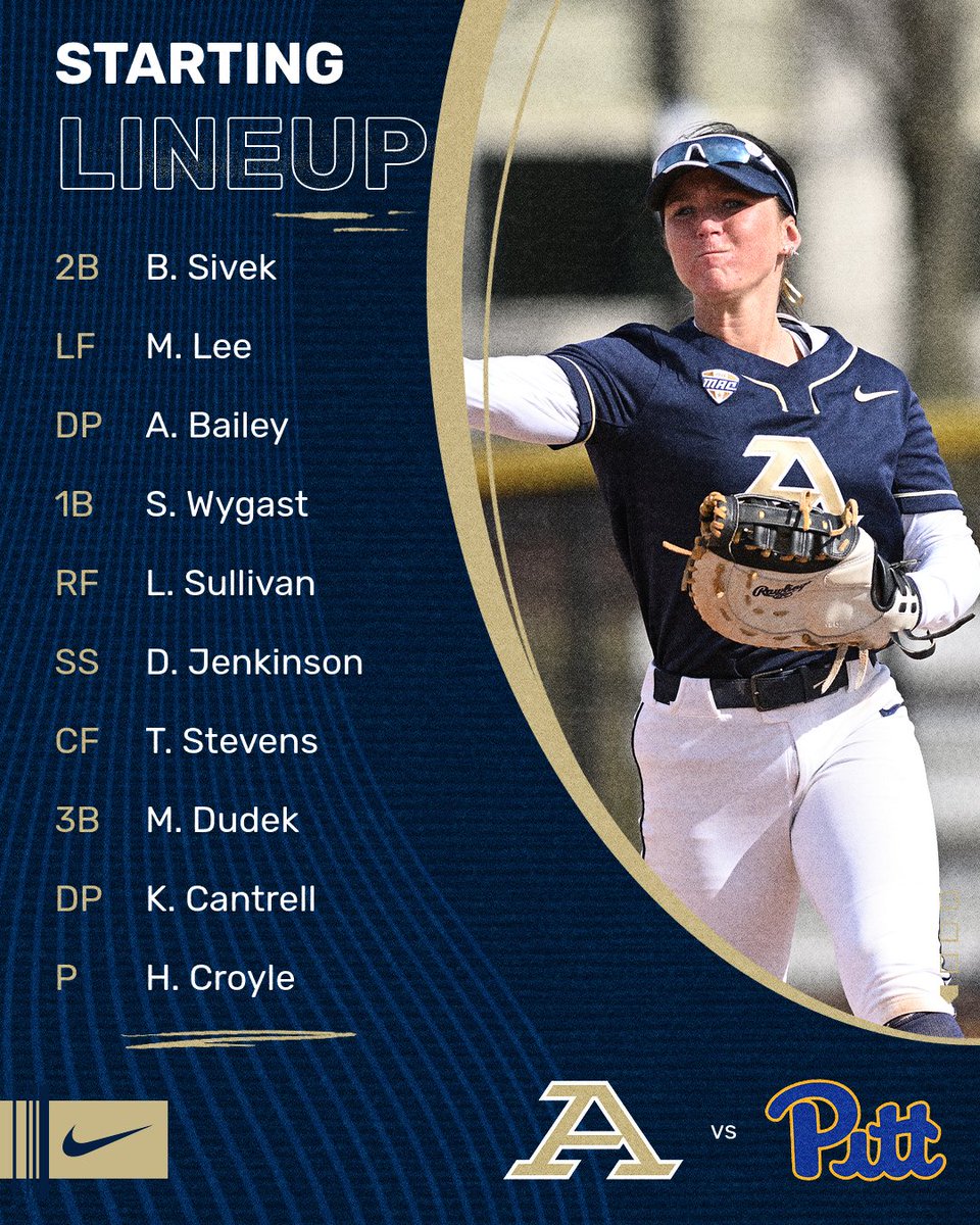 Starting Lineup 🆚 Pitt #GoZips🦘

es.pn/3U8wqe6
📊bit.ly/3IEKk0X