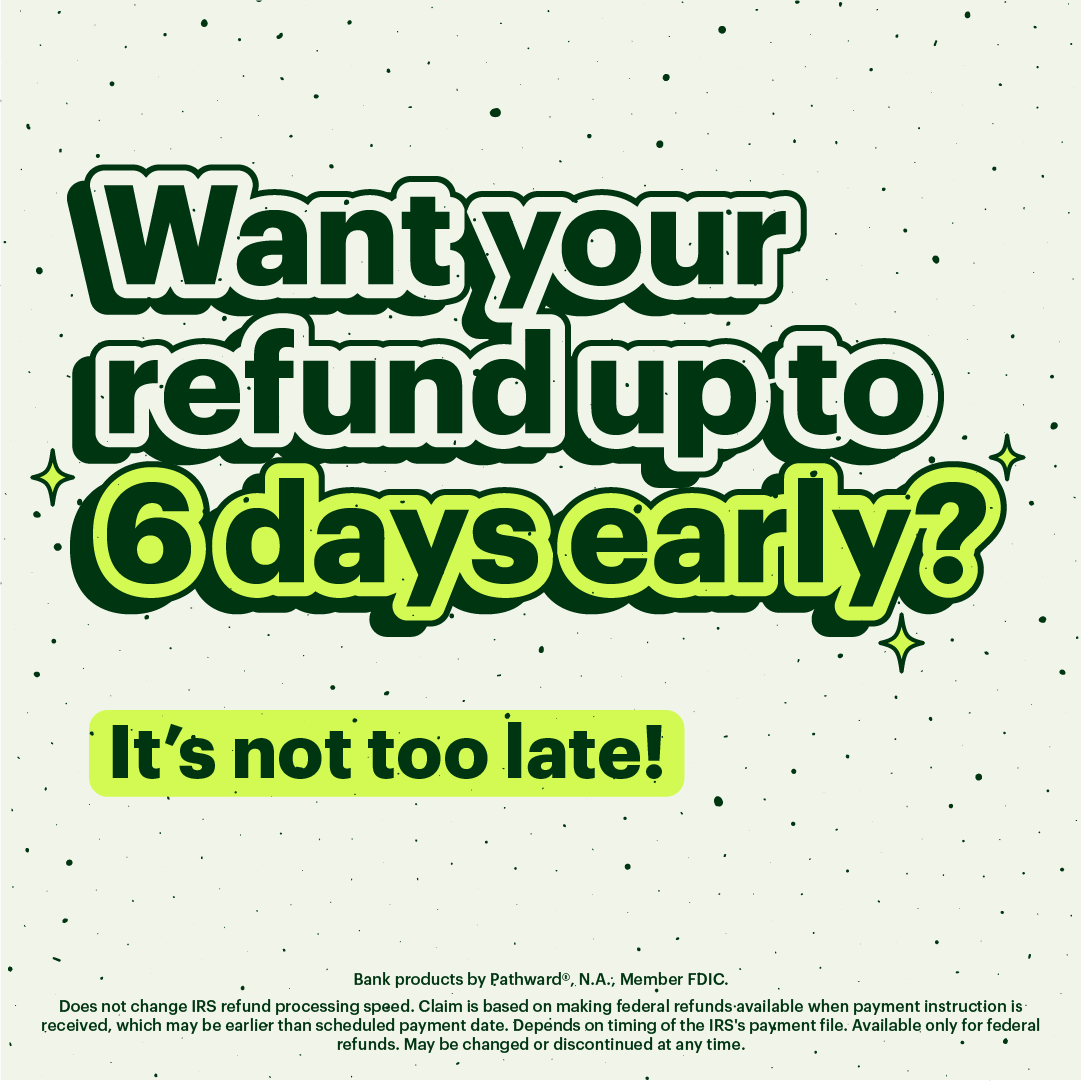 SpruceMoney's tweet photo. Don’t wait longer for your refund than you have to. When you have your federal tax refund deposited into your Spruce account, you could get it up to 6 days early. 🗓️ Learn more: https://t.co/zmVaSTHqL5 https://t.co/mPFLC9z5Ew