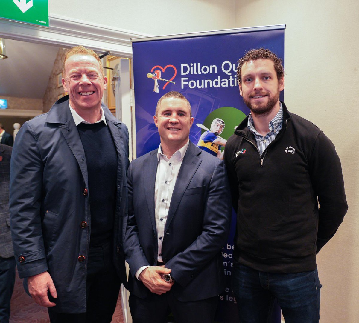 Our CEO @TomParsons_8 was delighted to join with fellow Irish Athletes Alliance members @PFAIOfficial General Secretary Stephen McGuinness & @RugPlayersIRE CEO Simon Keogh to support the launch of the Dillon Quirke Foundation today. #advocacy #playersvoice #welfare