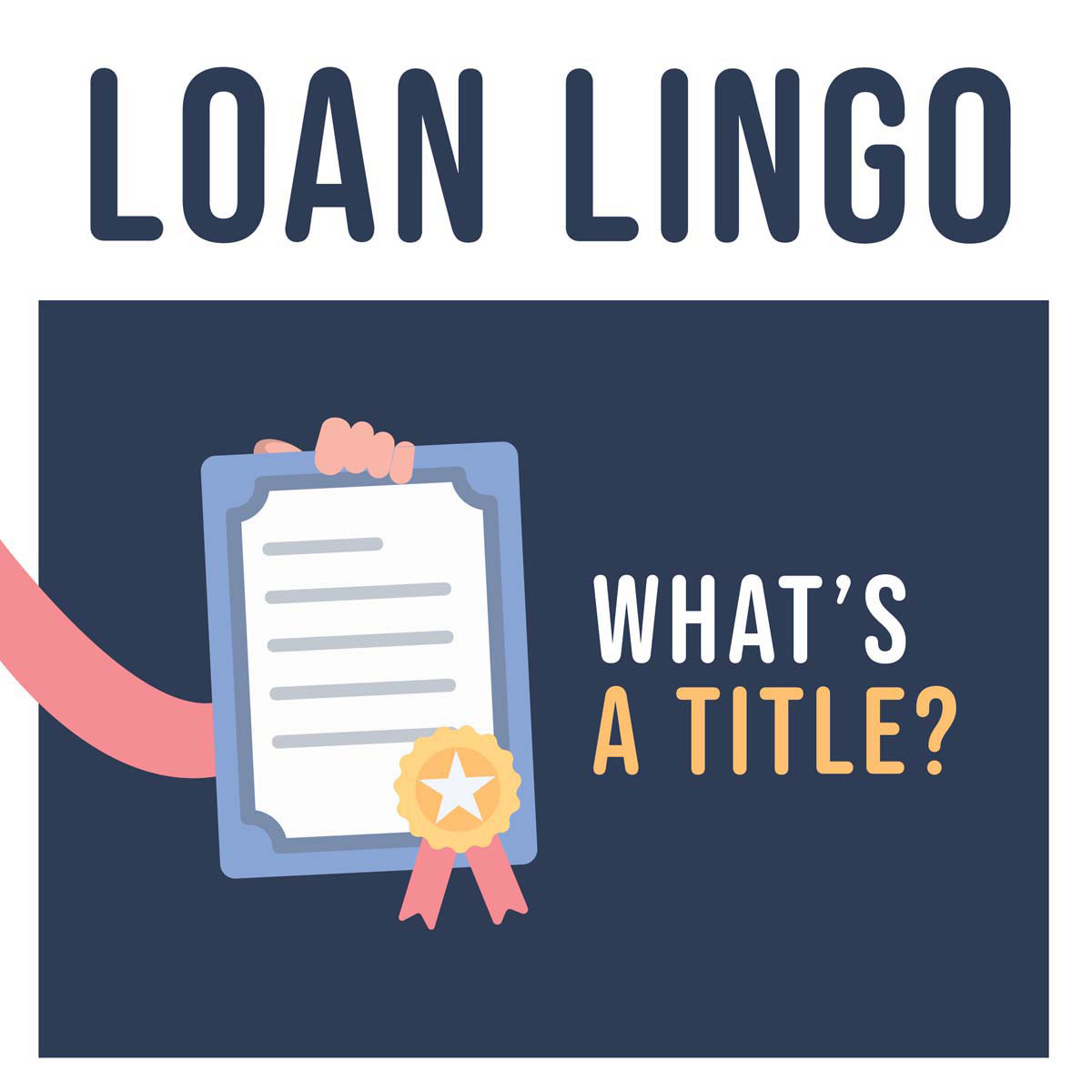 After you buy your home, the title is the document that proves you own the property. No one else has a right to claim the property when you have the title. Have questions? Give us a ring!