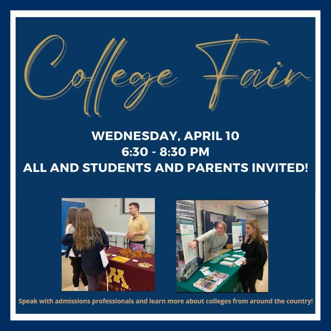 All students and parents are invited to our College Fair tomorrow!

#ICCatholicPrep #WeAreIC #LearnLeadServe