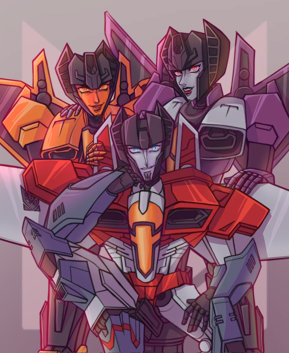 Girls plotting
#Earthspark #Starscream #Skywarp #Sunstorm #transformers #maccadam