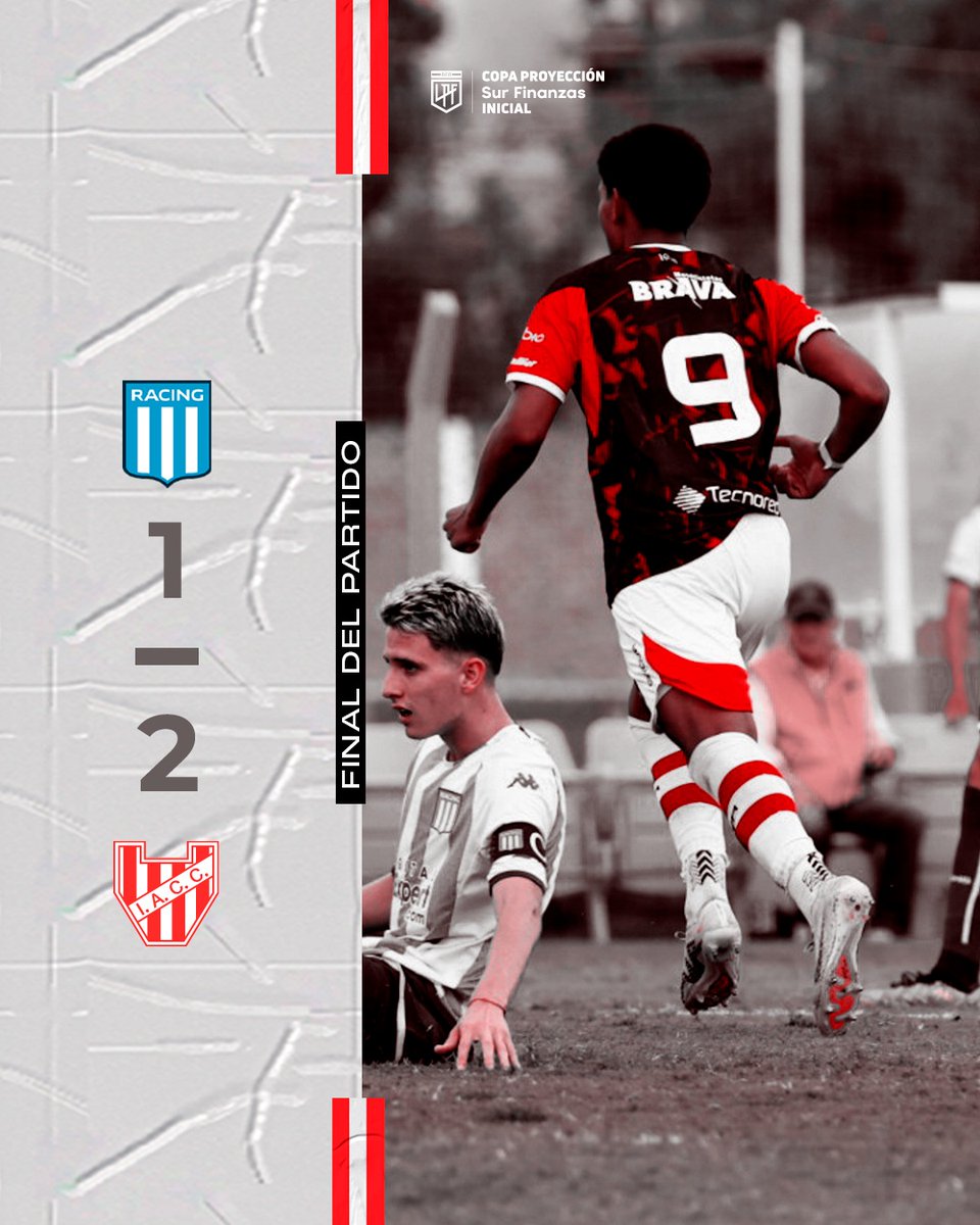 🔚 ¡TRIUNFAZO ALBIRROJO! 

Racing Club 1⃣🆚2⃣ #Instituto

VAMOS LOS PIBES.

#CopaProyección ⚽️
#JuegaInstituto 🇦🇹