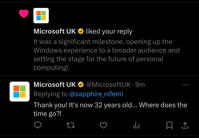 Earlier today 
@MicrosoftUK replied me 💃💃💃💃🤭🤭🤭🤭🥰🥰🥰💐

My account is getting ready 🥰🥰👏👏