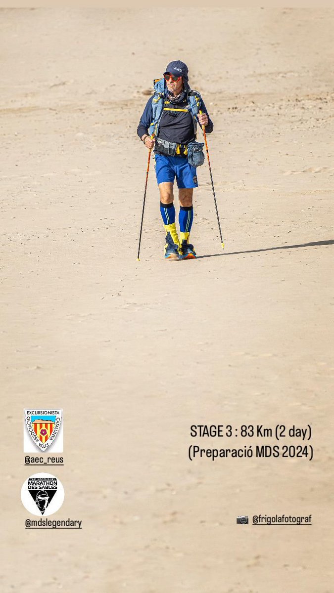 El Rubén Pàmies marxa demà cap Marroc per córrer la Marathon des Sables.
Molta força i molta sort Rubén!!!💪🏼🏃🏼🏜️🔥
#AECReus #MarathonDesSables