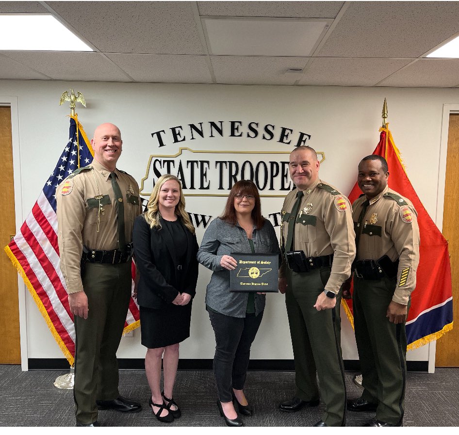 I am proud to announce the promotion of Larisa Cooper to Dispatch Supervisor. She will serve as Supervisor in the THP Knoxville/Fall Branch Dispatch Center. Congratulations!