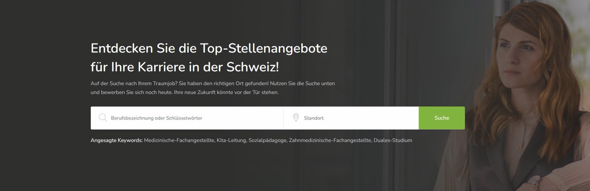 🚀 Entdecken Sie Ihren Traumjob in der Schweiz auf Top-Stellenangebote.work! 🇨🇭 Mit über 62.000 Stellenangeboten aus verschiedenen Branchen und Regionen ist Ihre nächste Karrierechance nur einen Klick entfernt. Starten Sie noch heute! 💼✨ #Karriere #Schweiz #jobsearch