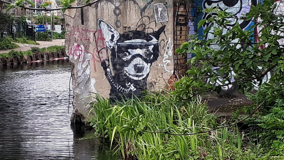 #Art on the #canal #towpath. Part of my #CapitalRing #walk.

#walking #walkingLondon #Londonwalking #photography #streetphotography #urbanlandscape #visitbritain #visitengland #visitlondon #strava #stravaphotos #stravawalking #Cuban #Immigrant #Londoner #London #Londres