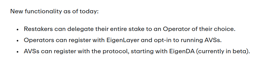 Congratulations to @eigenlayer for opening up restaking delegation to operators for mainnet! Who should I restake to? I saw my friends @nethermind are running an operator. Anyone else? Running own operator may be too much for small amounts and hobbyists.