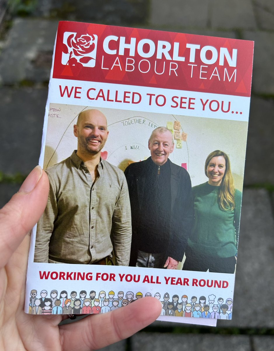 Good evening out with local Labour members talking to residents around the Ivygreen area #Chorlton. Lots of support for @AndyBurnhamGM & @Tina4Chorlton 🗳️🌹🌹Vote Labour on May 2nd. Lots of great door knockers, blossom and chats.