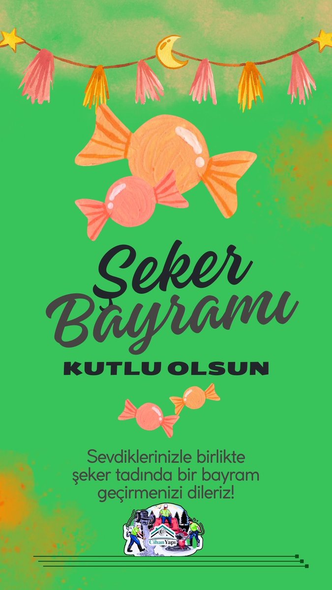 Cihanyapi's tweet image. Neşe dolu bir bayram olması dileğiyle. 
Mutlu Bayramlar. 

#RamazanBayramı