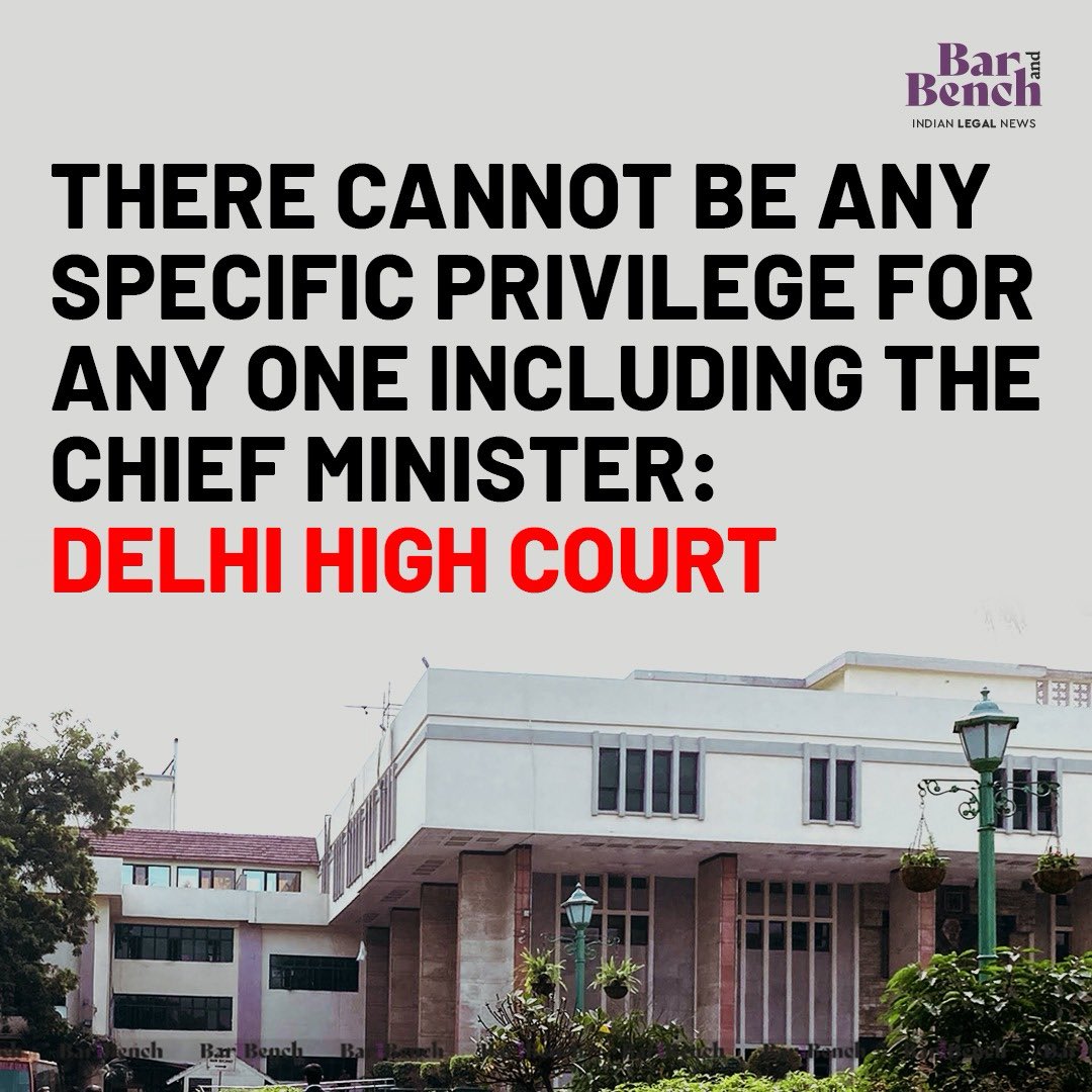 Message to #Aaptards who wanted special treatment for @ArvindKejriwal 

#Delhi #HighCourt #LiquorScamCase