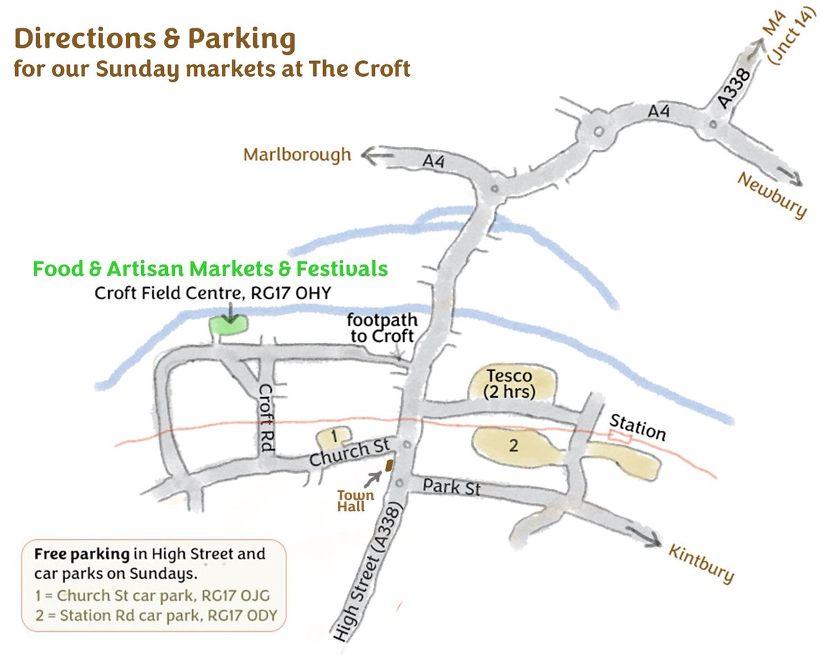 Enjoy traditional Hungerford pageantry of the annual Constable's Parade on your way down to our market at The Croft this Sun **NB** there will be a rolling 15 min road closure from 11am from Hungerford Town Hall to St Lawrence's Church. You can still park. 
#Hungerfordtradition