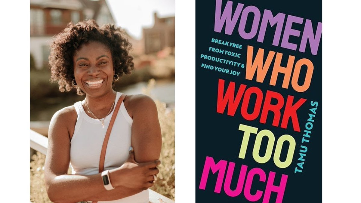 Tomorrow! Wed. 4/10 join us for a webinar led by Tamu Thomas, author of Women Who Work Too Much. Thomas will discuss toxic productivity, self-care and using mindfulness to enhance productivity and avoid burnout. Register today at: bit.ly/3VRthAK #HilltoppersAtWork