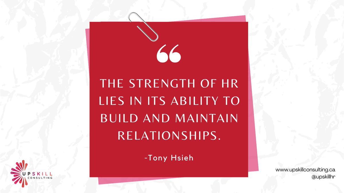 Strong, enduring relationships are the cornerstone of business success. Tony Hsieh's words emphasize the vital role of HR in building and maintaining these invaluable connections. 

#transformationtuesday #motivationalquotes #humanresources #Hrconsultant #upskillhr