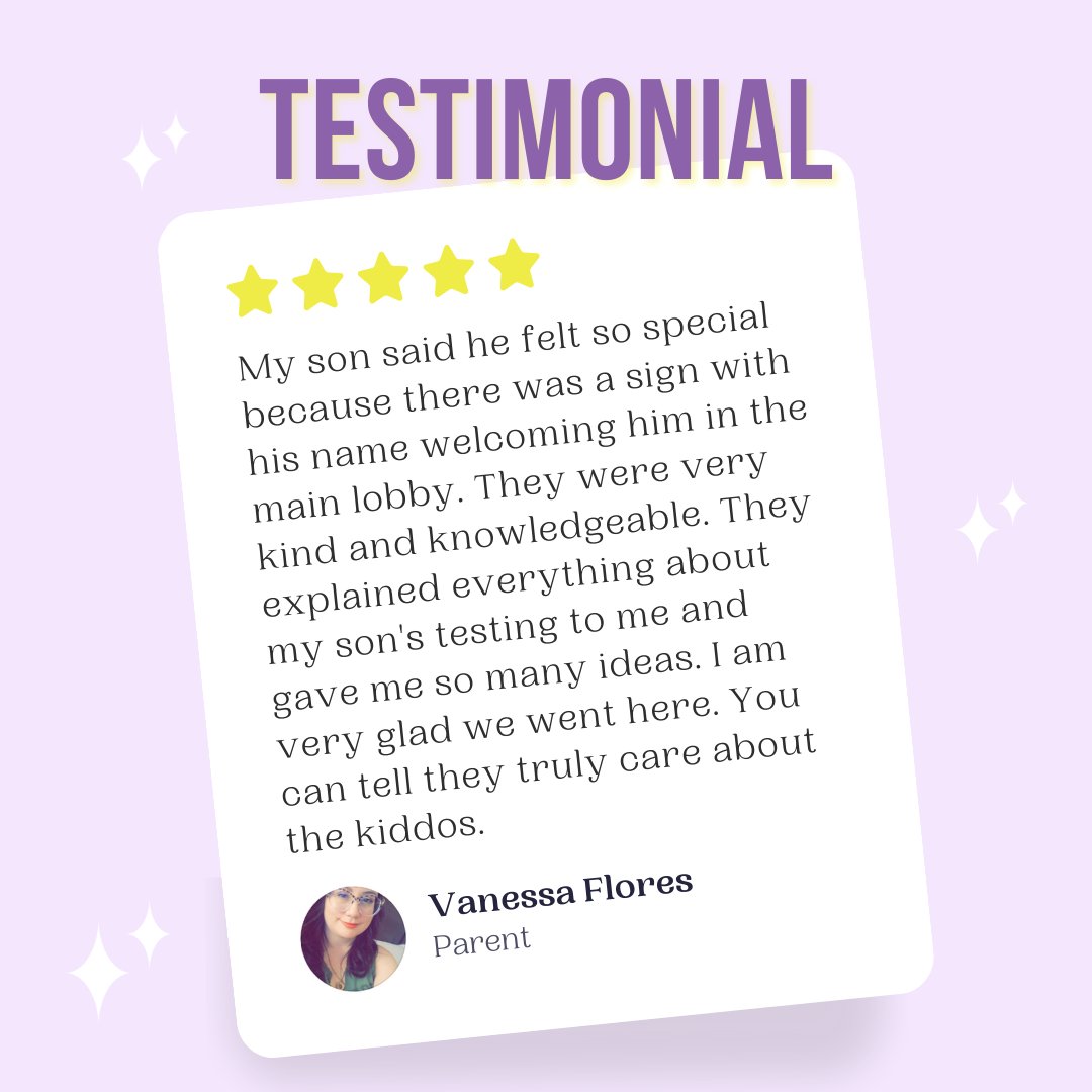 funlearnctr's tweet image. 💛 💜 Hearing that we were able to help a child feel welcomed fuels our passion for all that we do here at the Phillips Fundamental Learning Center. Thank you for your support and love - we couldn&apos;t do it without you all! #FunLearn #dyslexia #dyslexiaawareness #1in5 #testimonial