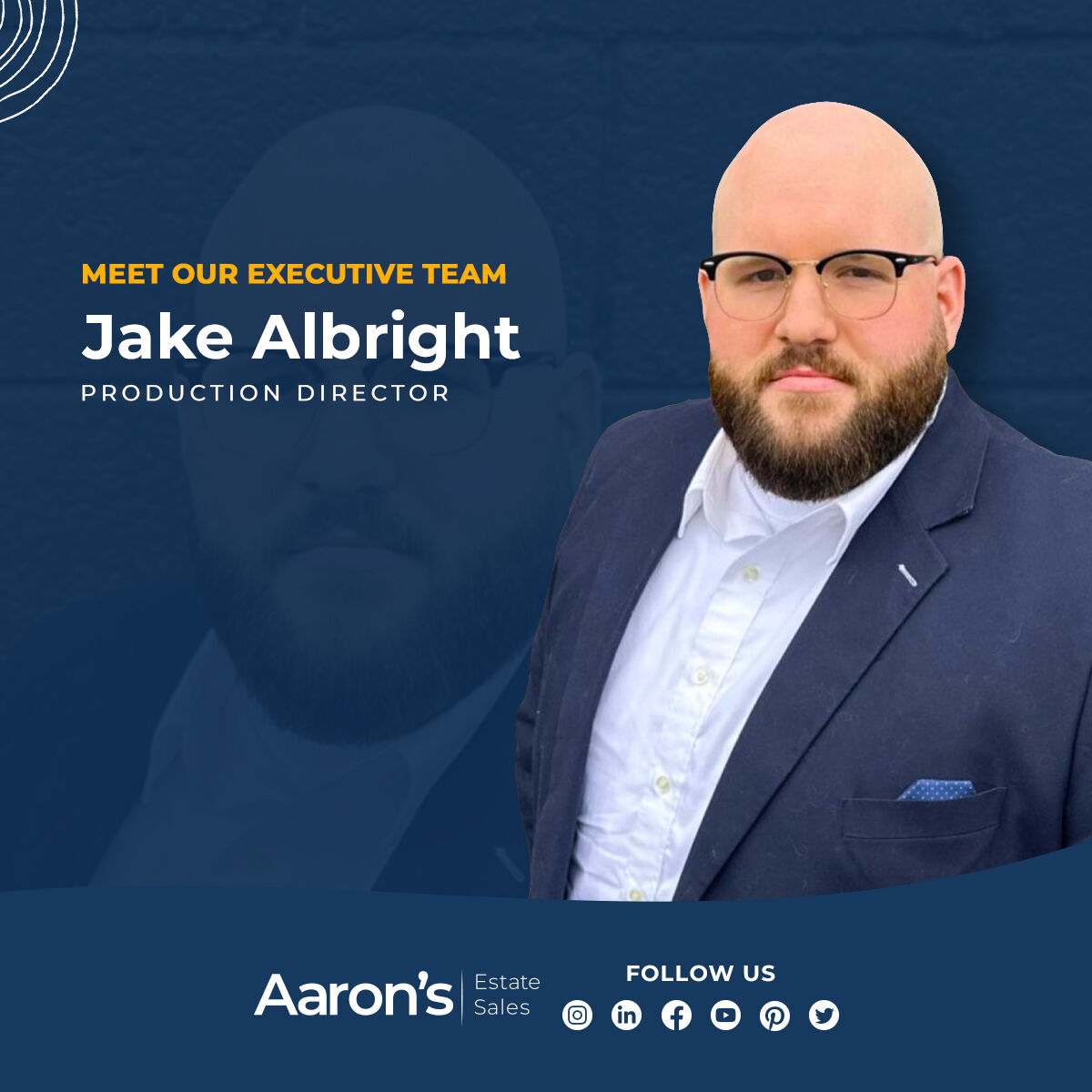 Get to know the wizard behind our estate sale productions.

Jake Albright, our Production Director, ensures our estate sales are nothing short of spectacular from concept to execution.🎥 

#ProductionDirector #EventManagement #BehindTheScenes #EventPlanning #CreativeDirector
