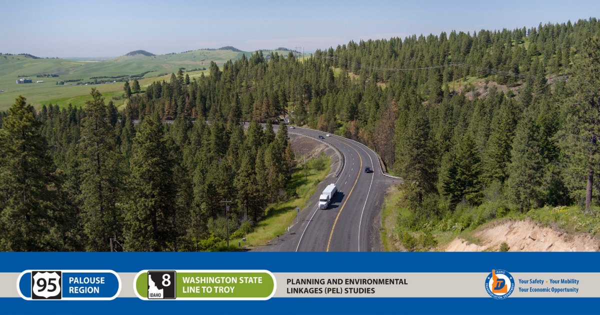 Hey Latah County! Join us April 9-23 to learn about two new studies on SH-8 and US-95 in Latah County. 🛣️ Click here for details: itdprojects.idaho.gov/pages/sh8-us95…. Hope to see you there! 🫶