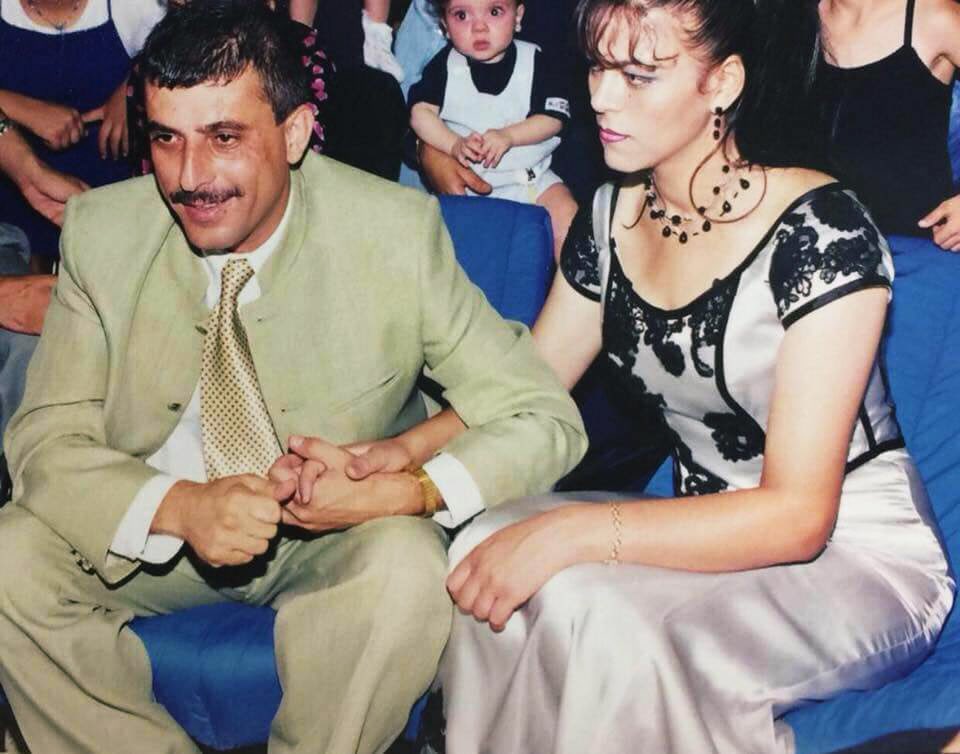 Walid Daqqah and his wife Sanaa Salameh on their wedding day in Ashkelon Prison, 1999. Rest in power forever, Walid.