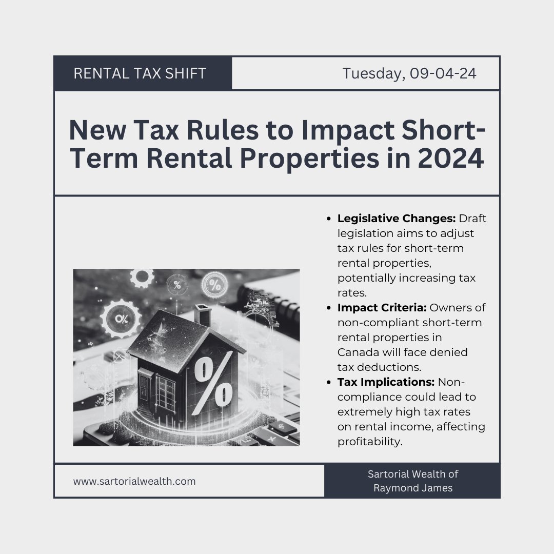 Draft legislation may hike taxes for non-compliant short-term rental properties, impacting owners with steep tax rates in 2024. Ensure compliance to avoid financial pitfalls. Disclaimer: This information should not be considered personal investment advice. #RentalTax #TaxLaw #Tax