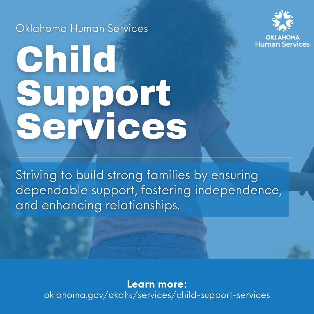 Child Support Services is dedicated to ensuring reliable support, promoting independence, and fostering stronger relationships. 💕 Learn more: oklahoma.gov/okdhs/services…