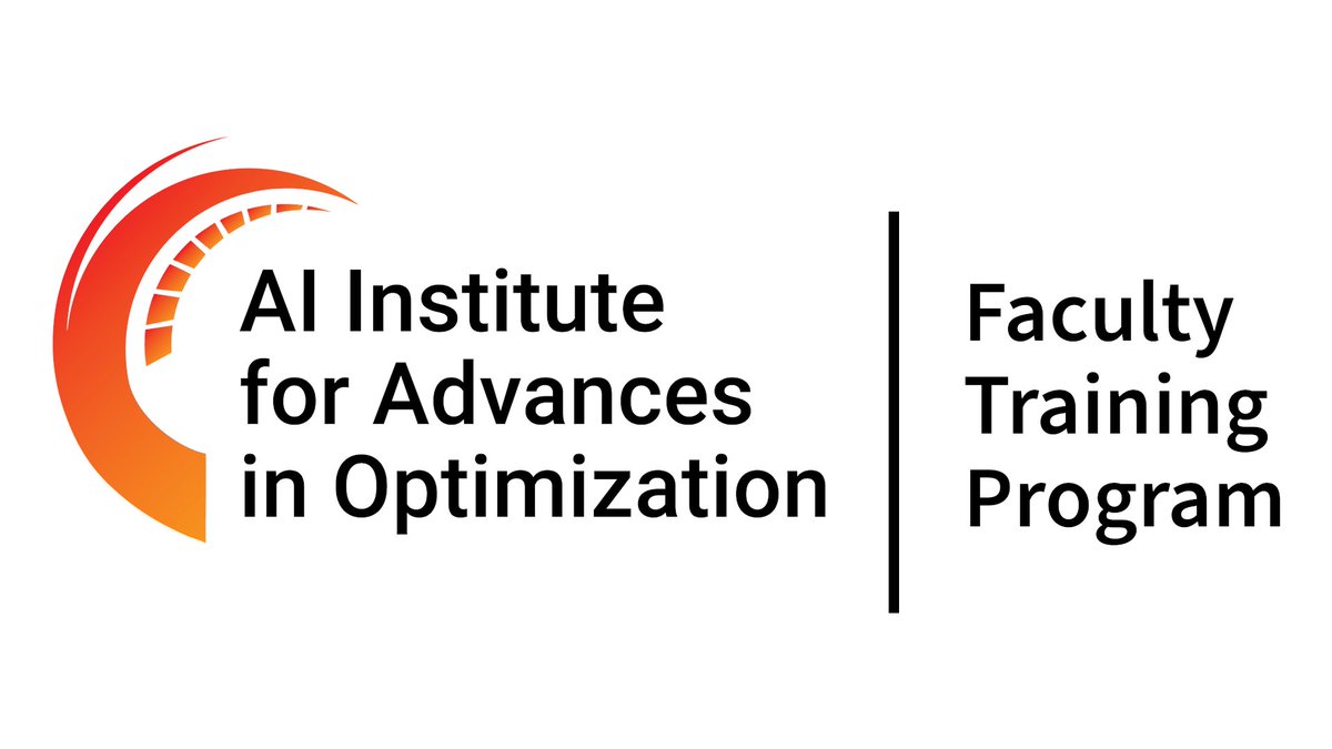 Introducing the AI4OPT Faculty Training Program Cohort 2024 - 2026! We're excited to welcome our new participants that you can learn more about at: ai4opt.org/education/unde…