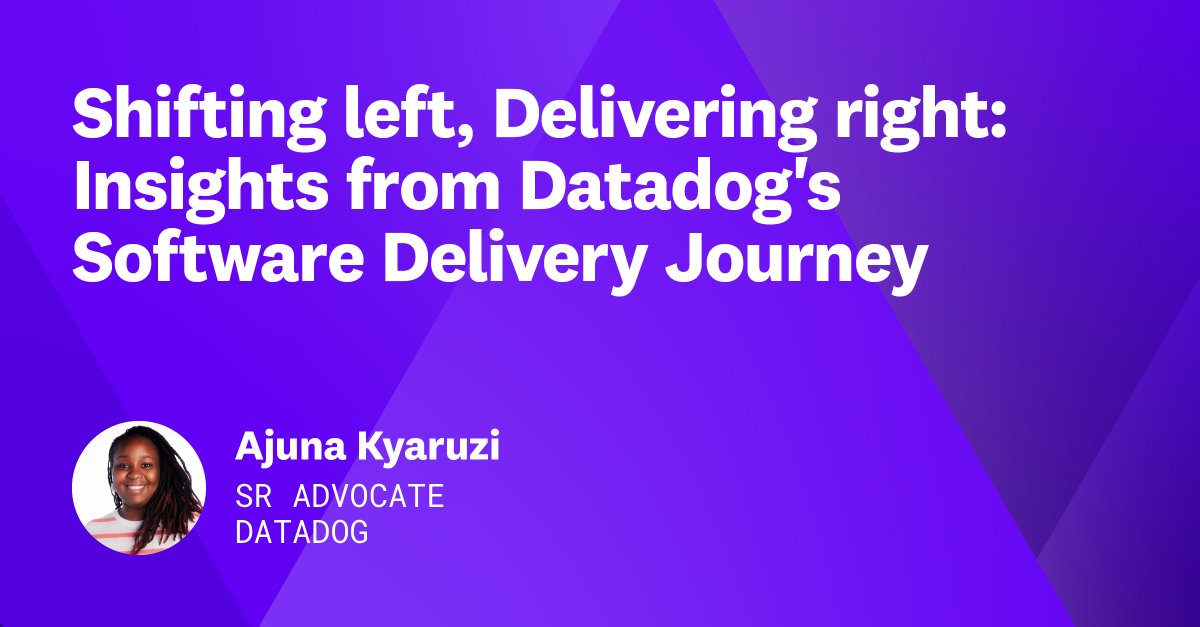 Still have room in your #GoogleCloudNext schedule? Then sign up for Datadog’s session on how to implement modern Software Development Lifecycle practices to enable high-quality software production with high velocity: dtdg.co/googlecloud-se…