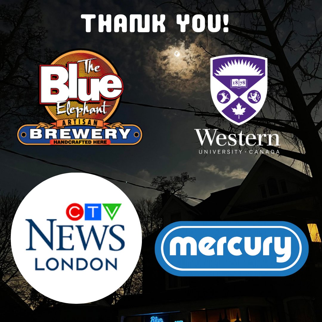 Southern Ontario: See you in 2144! The celebration of this total solar eclipse would not have been possible without the support of many, including @mercuryblue @CTVlondon @BlueElephantInc, and @westernu Thanks for getting #EclipseReadyWithWesternU !