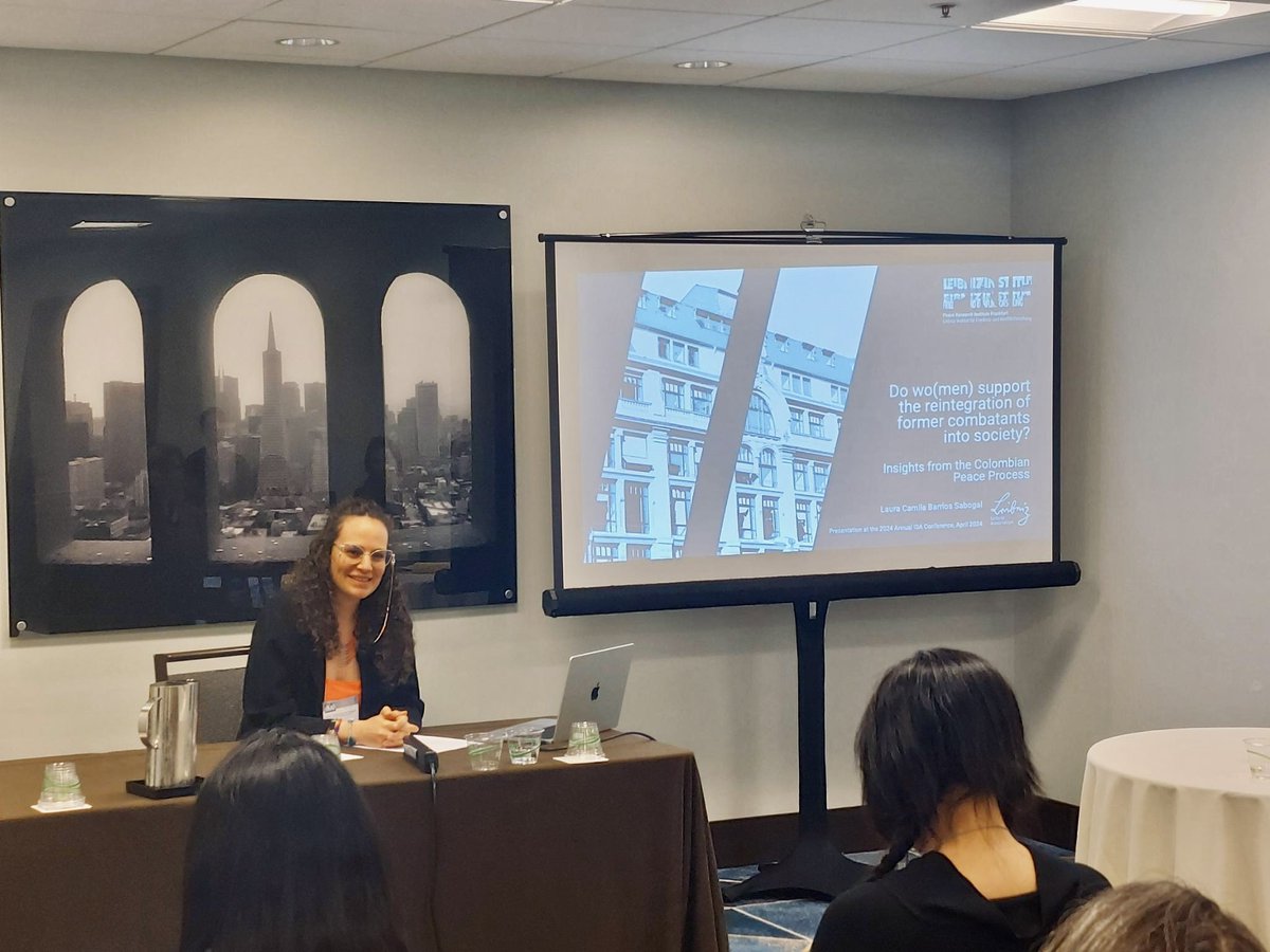 Grateful for the opportunity to have actively contributed to #ISA2024 with two enriching panels and stimulating discussions on #women, #conflict, and #peacebuilding. Excited to further our collaborative research endeavors. Thanks to @PRIF_org for their invaluable support.