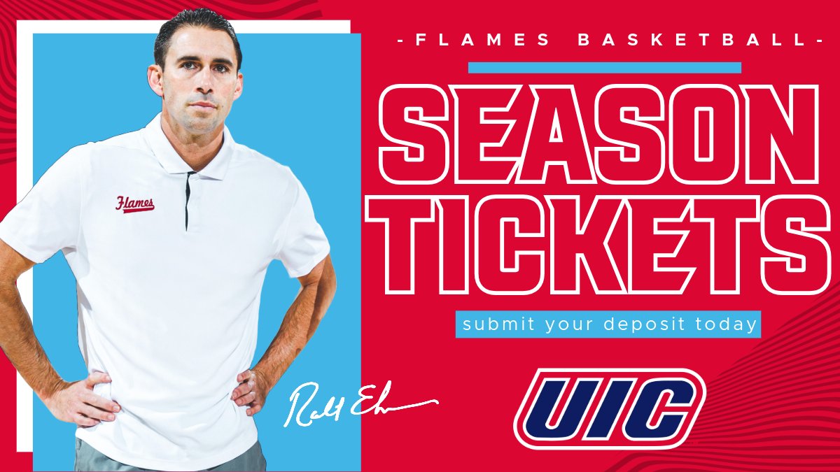 Thrilled to have Head Coach Rob Ehsan's as a part of the Flames Family. Don't miss out on the action – reserve your tickets now and let's make history together! 🌟 🎟️ uicflam.es/soi #ChicagosCollegeTeam