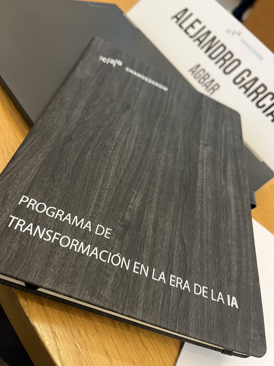 Arrancamos el Programa de transformación en la era de la #IA con #Change2Grow analizando el cambio de paradigma en las empresas.