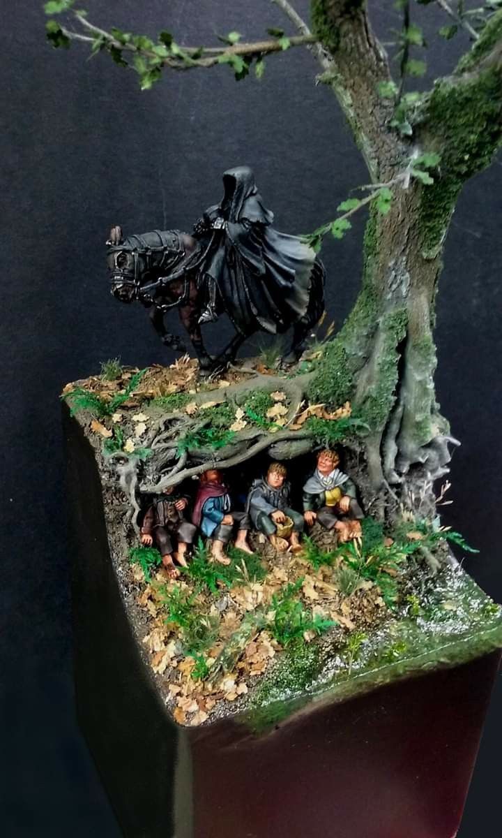 'the lord of the rings'
#thefellowshipofthering #art #diorama