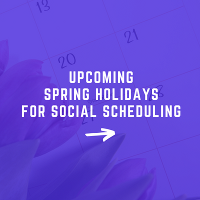 dcpv360's tweet photo. Here are a few Spring holidays you can work into your social media planning lineup! There are a few months left, with June 20th being the official first day of summer. Save this post! 📌

#dcpv360 #socialtrends #events #webtrends #springholidays #trending #socialpostingideas https://t.co/MeDbUxy4jk