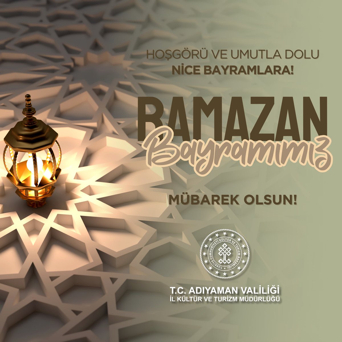 Hoşgörü ve umutla dolu nice bayramlara! 

#RamazanBayramımızMübarekOlsun