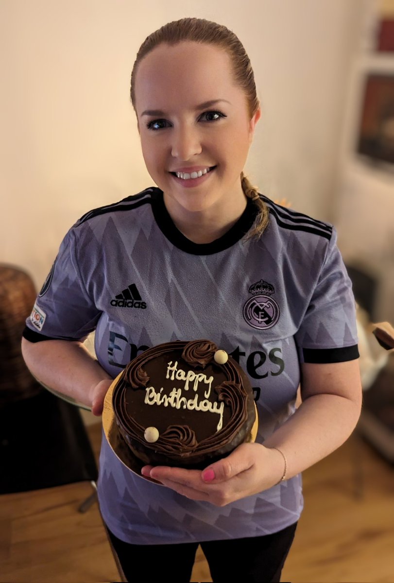 Thanks for the sweet birthday messages today ❤️and Hala Madrid!