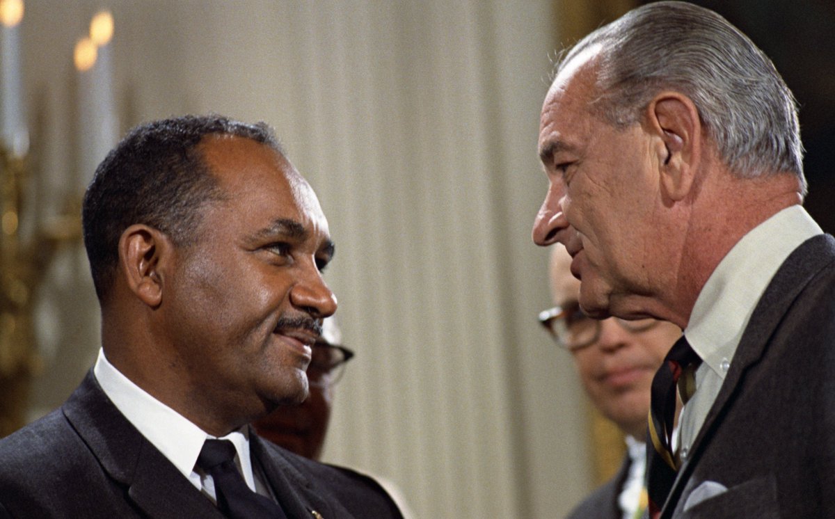 #OTD: Fifty-six years ago today, #LBJ signed the #CivilRightsAct of 1968, more commonly known as the #FairHousingAct. The law was intended as a follow-up to the Civil Rights Act of 1964 & was designed to provide equal housing opportunities for all. 📷 Yoichi Okamoto, Frank Wolfe
