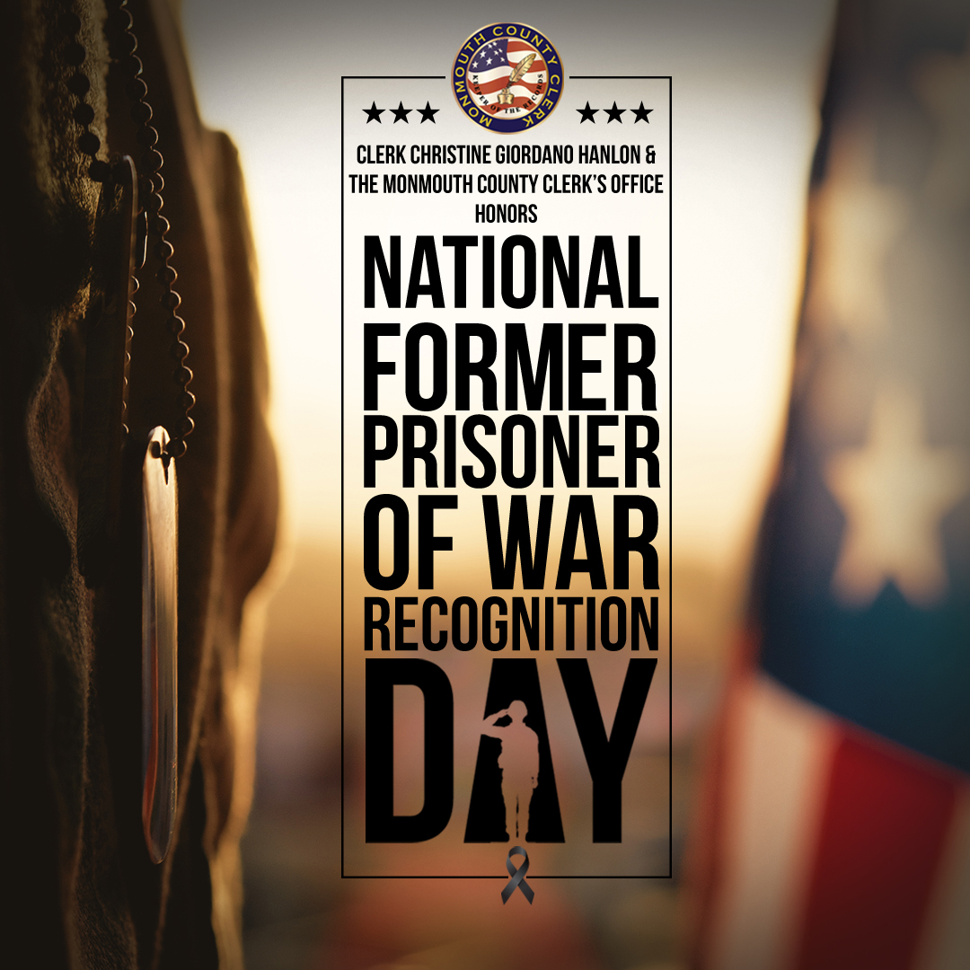 In honor of POW/MIA Recognition Day, we recognize the incredible sacrifices made by those who serve our country. Today and every day, Clerk @ChristineHanlo1 and the #MonmouthCounty Clerk's Office remember the service and sacrifices of prisoners of war, those who went missing in…