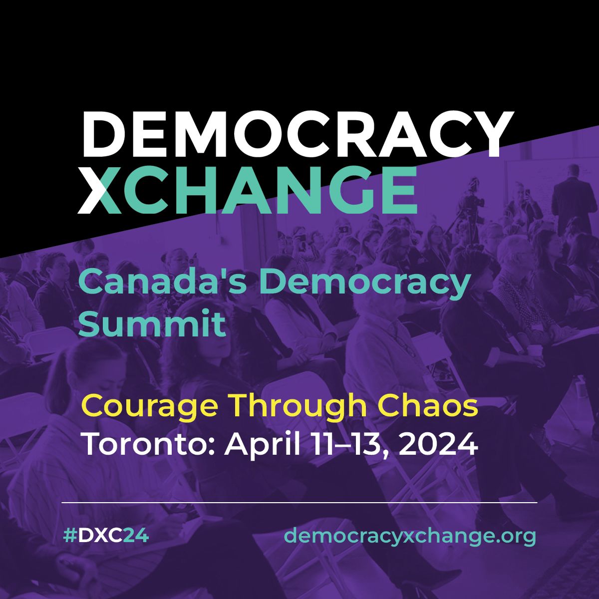 Canada's @dxcsummit connects, celebrates & equips ppl who are taking action to strengthen democracy. Join us in Toronto from April 11–13 for provocative talks, panels, exhibitions & workshops that tackle today’s most urgent civic issues. Details at: democracyxchange.org #DXC24